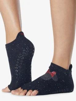 Sale YOGAMA02 ToeSox Half Toe Low Rise Grip Socks - Confetti Minnie
