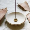 New UMECOL01 Ume Collection Stoneware Incense Dish - White Onyx
