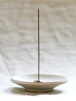 New UMECOL01 Ume Collection Stoneware Incense Dish - White Onyx