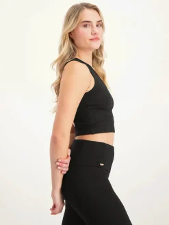 New URBANG01 Urban Goddess Anjea Yoga Bra - Onyx Black
