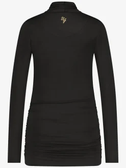 Hot URBANG01 Urban Goddess Good Karma Long Sleeve Yoga Top - Onyx Black