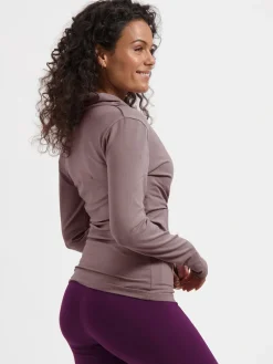 Best URBANG01 Urban Goddess Ishtar Long Sleeve Yoga Top - Fireclay