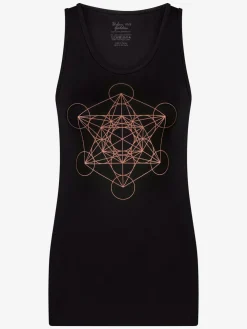 Outlet URBANG01 Urban Goddess Metatron Core Yoga Tank - Onyx Black