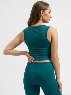 Online URBANG01 Urban Goddess Seris Crop Yoga Tank - Seamoss