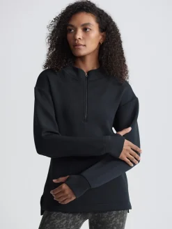 Discount VARLEY01 Varley Cleo Half Zip Midlayer - Black