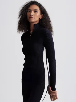 Best VARLEY01 Varley Demi 2.0 Half Zip Knit - Black