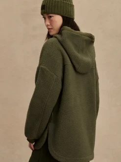 Best VARLEY01 Varley Fey Relaxed Fleece - Racing Olive