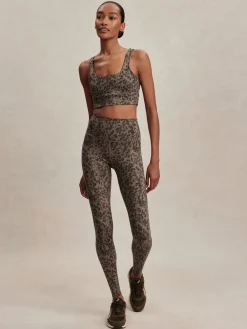 Outlet VARLEY01 Varley Freesoft High Rise Legging 25 - Brown Contrast Cheetah