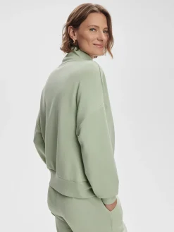Sale VARLEY01 Varley Hawley Half Zip Sweat - Snow Sage