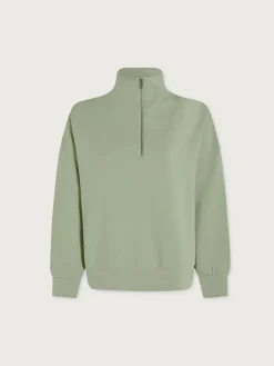 Sale VARLEY01 Varley Hawley Half Zip Sweat - Snow Sage