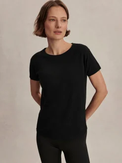 Best VARLEY01 Varley Saskia Seamless Longline Tee - Black