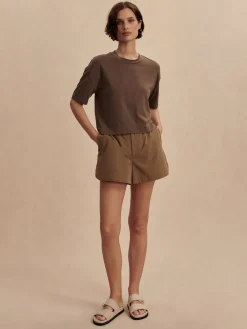 Sale VARLEY01 Varley Venice Easy Tee - Chocolate Chip