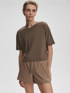 Sale VARLEY01 Varley Venice Easy Tee - Chocolate Chip