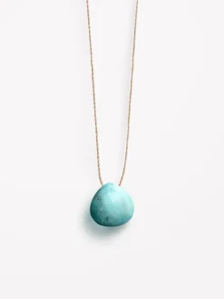 Clearance WANDER01 Wanderlust Life Fine Cord Necklace - Turquoise