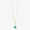 Outlet WANDER01 Wanderlust Life Gold Chain Pendant Necklace - Seafoam Green