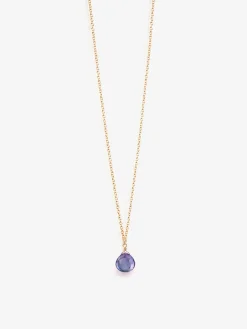 Best WANDER01 Wanderlust Life Gold Chain Pendant Necklace - Alexandrite Quartz