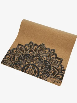 Discount YDLAB01 Yoga Design Lab Cork Mat 3.5mm - Mandala Black
