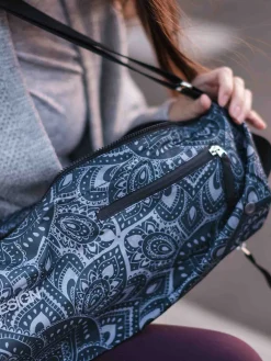 YDLAB01 Yoga Design Lab Mat Bag - Mandala Charcoal