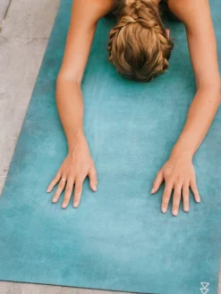 YDLAB01 Yoga Design Lab Travel Mat 1.5mm- Aegean Green