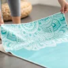 Clearance YDLAB01 Yoga Design Lab Yoga Mat Towel - Mandala Turquoise