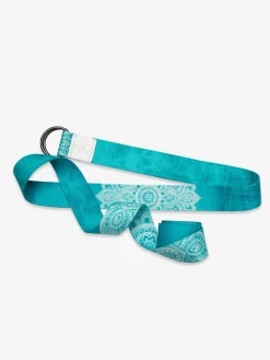 Discount YDLAB01 Yoga Design Lab Yoga Strap - Mandala Turquoise