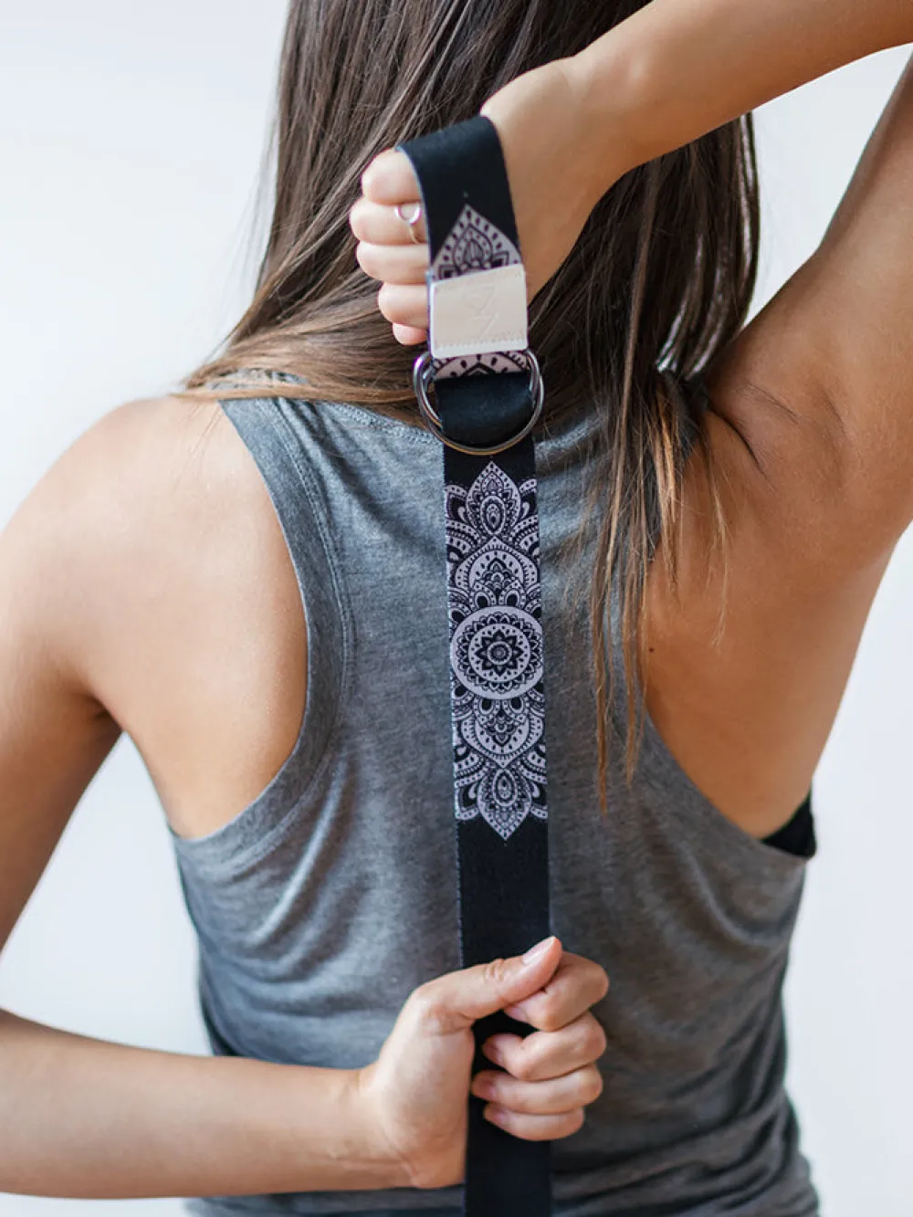 Outlet YDLAB01 Yoga Design Lab Yoga Strap - Mandala Black