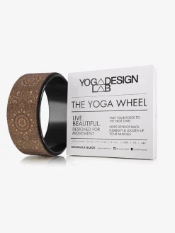 Clearance YDLAB01 Yoga Design Lab Yoga Wheel - Mandala Black