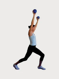 Clearance YOGAMA02 Yoga-Mad Pair of Soft Pilates Weights - 1kg