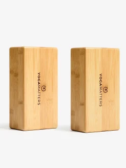 New Yogamatters Bamboo Brick Pair