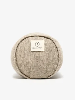 New LOYALE01 Yogamatters Hemp Mini Buckwheat Bolster - Natural