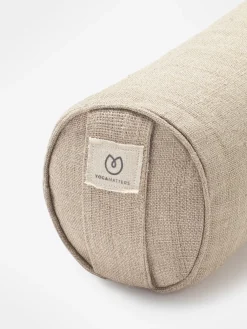 New LOYALE01 Yogamatters Hemp Mini Buckwheat Bolster - Natural