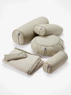 Sale LOYALE01 Yogamatters Organic Cotton Small Rectangular Buckwheat Bolster