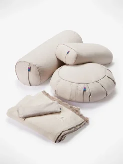 Best LOYALE01 Yogamatters Organic Cotton Chambray Zafu Meditation Cushion