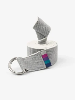 Clearance LOYALE01 Yogamatters Organic Cotton Chambray D-ring Yoga Belt