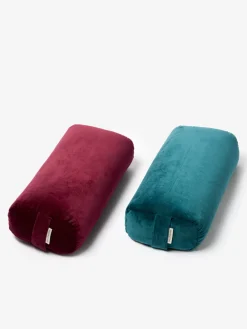 LOYALE01 Yogamatters Velvet Small Rectangular Buckwheat Bolster