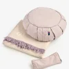 New Yogamatters Zafu Meditation Cushion, Blanket & Eye Pillow Kit